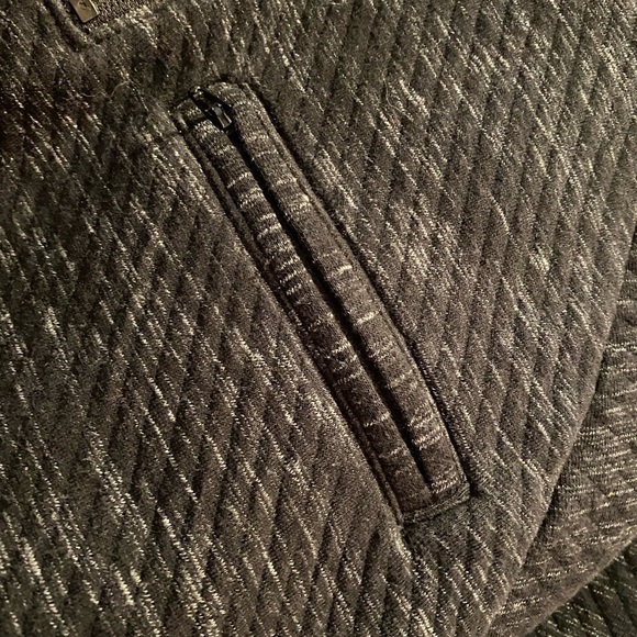 Marc Anthony Mens Speckled Slim Fit 1/4 Zip long sleeve Jacket Shirt pullover XL - Picture 3 of 9